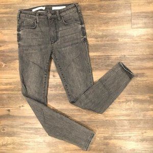 Anthropologie Pilcro High Rise Gray Denim Leggings